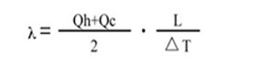 导热系数计算公式